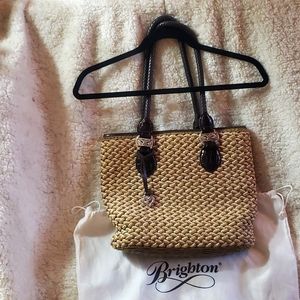 Brighton Summer Market Straw Purse 11.5in X10in With 9in Strap drop